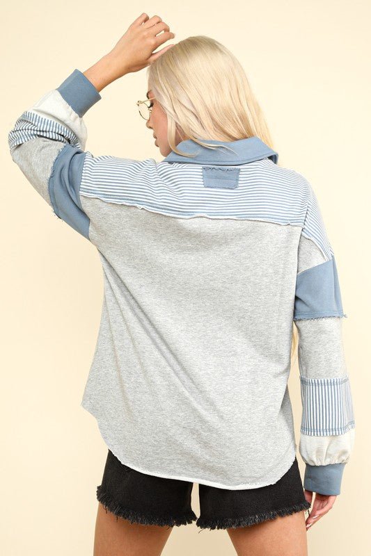 Color Block Knit Top - Arrowhead Boutique