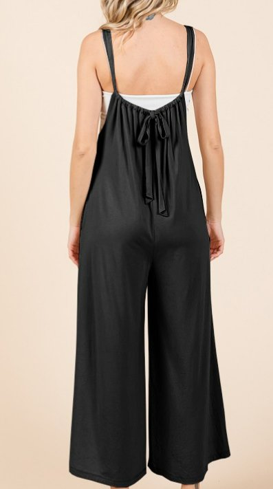Black Relaxed Jumpsuit - Arrowhead Boutique