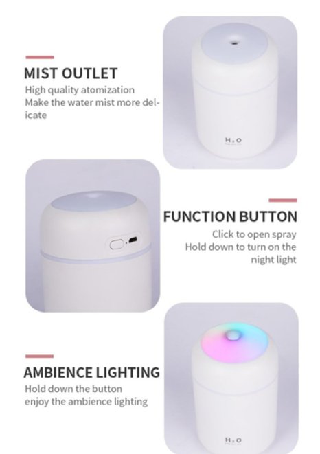 Mini Humidifier/Diffuser - Arrowhead Boutique
