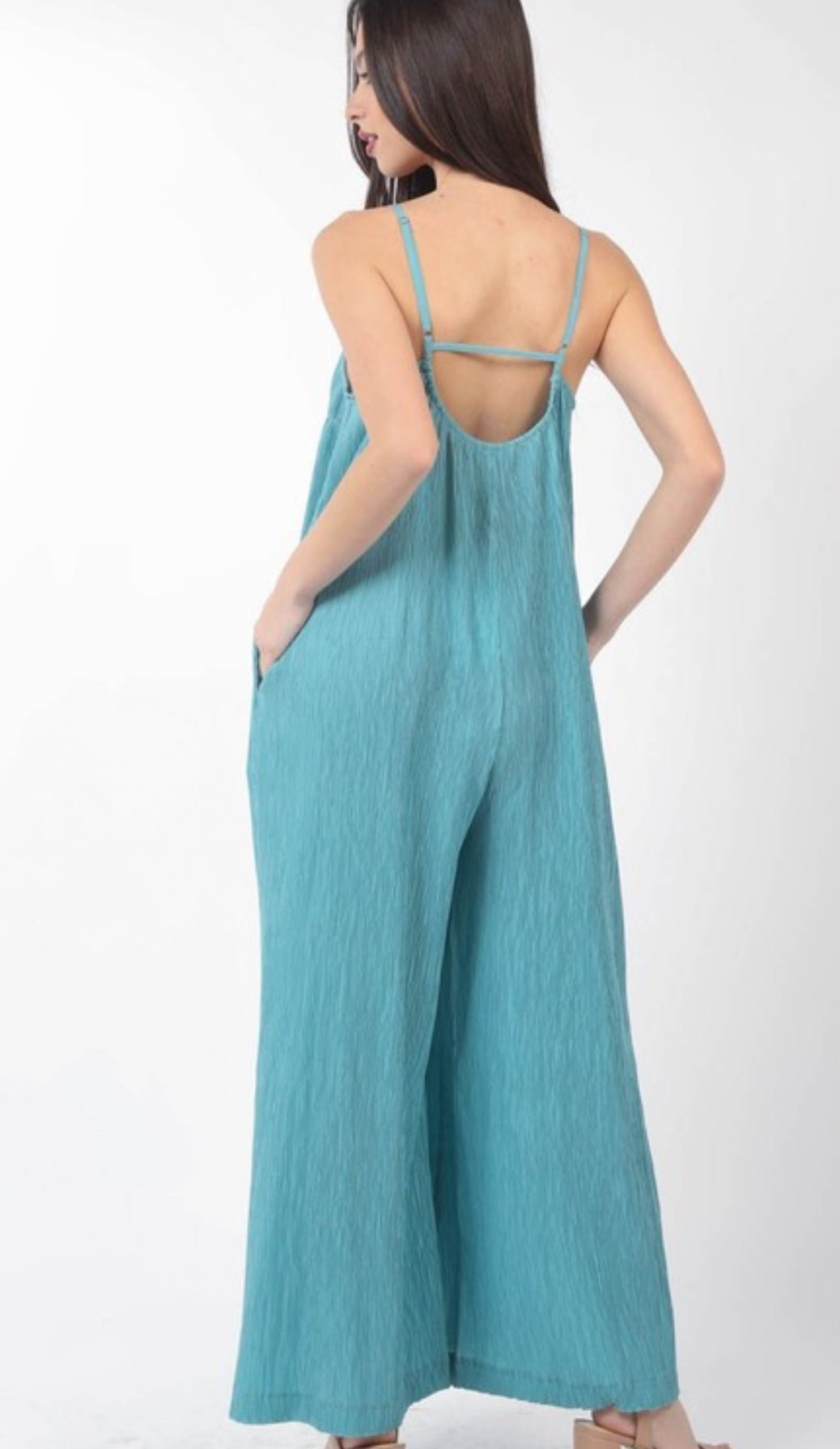 Wide leg jumpsuit - Arrowhead Boutique
