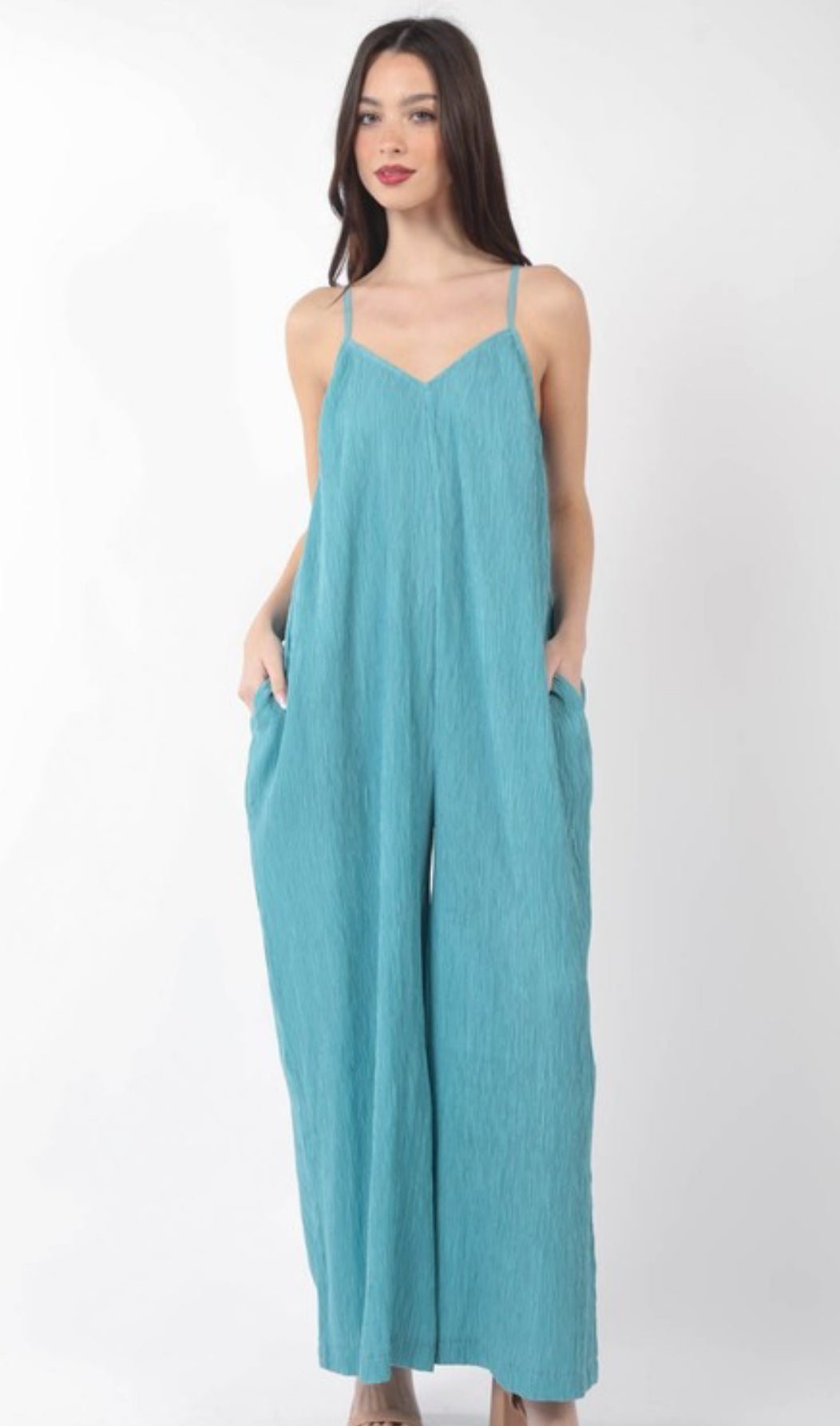 Wide leg jumpsuit - Arrowhead Boutique