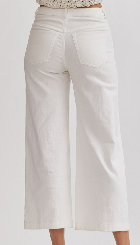 High Waisted Wide Leg Pants - Arrowhead Boutique